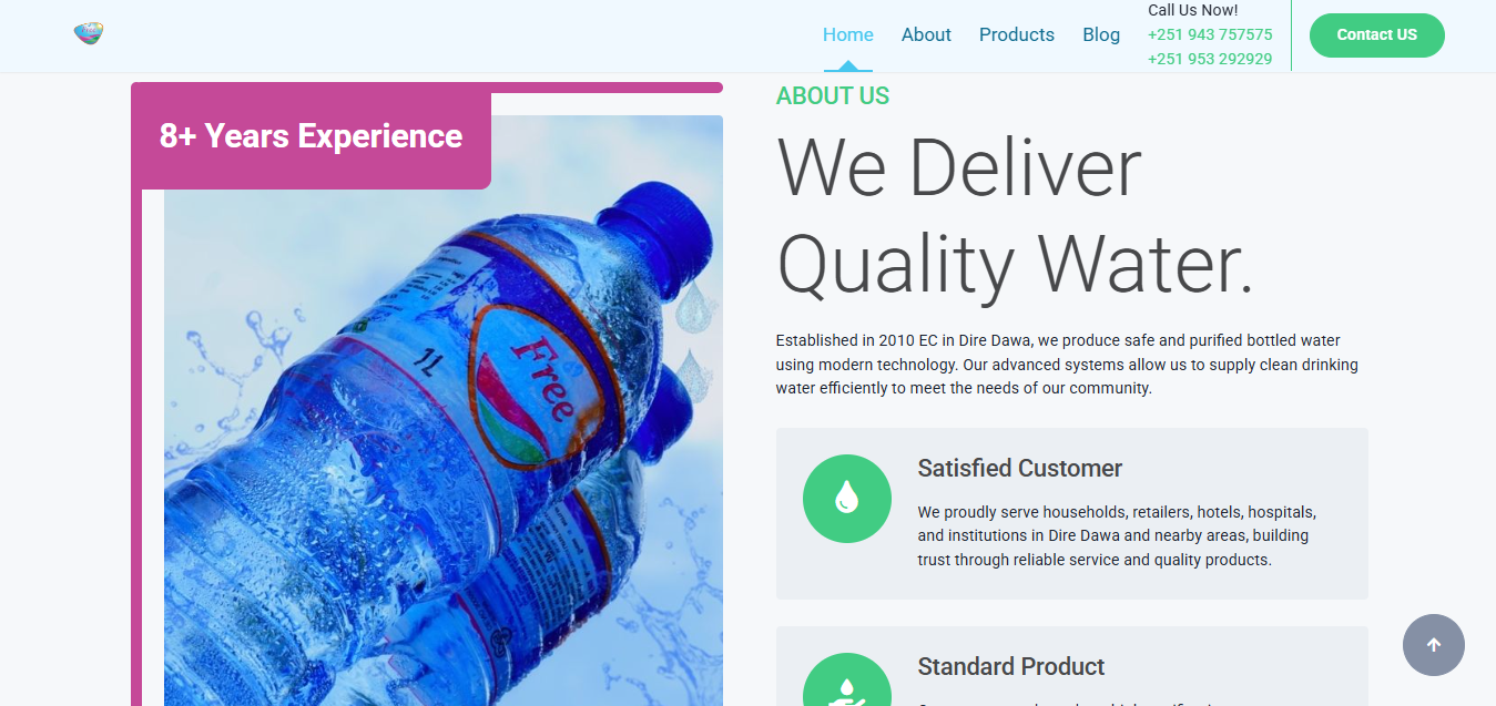 Free Spring Water Website 